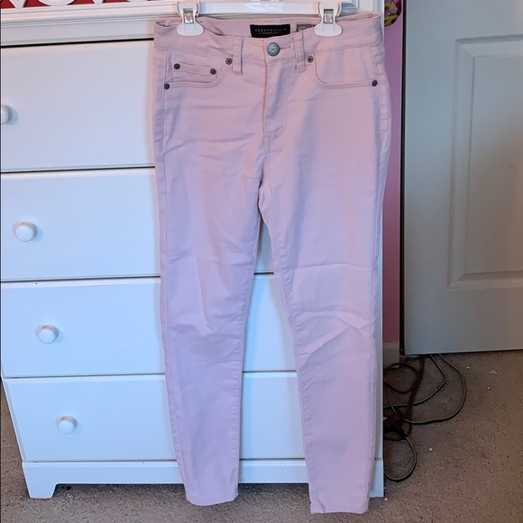 Light Pink High Waisted Jegging - Picture 1 of 3